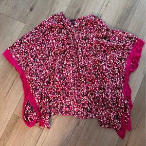 Vibrant Pink Patterned Kimono